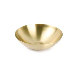 Plat décoratif or en métal 17,5xh6cm