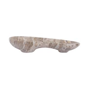 Plat marbre brun 37x13x7cm