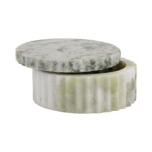 Plat marbre vert Ø15cm