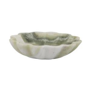 Plat marbre vert Ø20cm