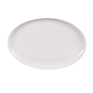 Plat ovale   34,5x23,5 cm blanc en porcelaine