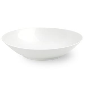 Plat rond en Porcelaine Blanc