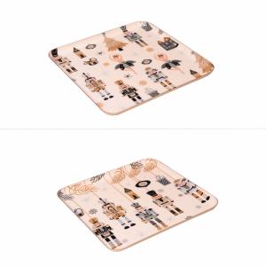 Plateau carré   25x25 cm (1 modèle aléatoire) multicolore e…