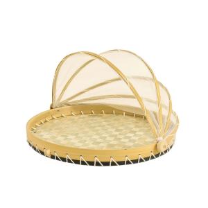 Plateau cloche en coquille de capiz verte