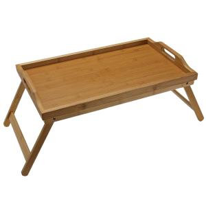 Plateau de lit pliable en bois 50x30x22cm