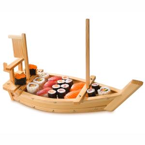 Plateau de présentation bateau pour sushi l 50 à 70 cm   pu…