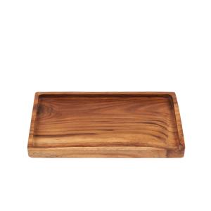 Plateau de service Bois de teck Marron 25x15x2cm