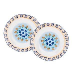 Plateau de service  Ø30cm - 2 pièces - Agrume
