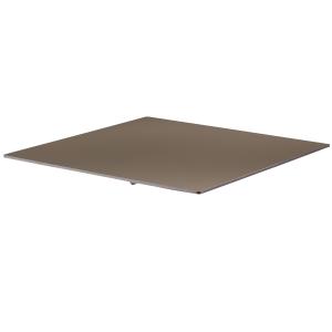 Plateau de table 70 cm stratifié taupe Opera