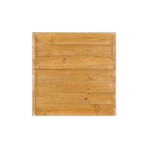 Plateau de table carré L70 cm bois massif