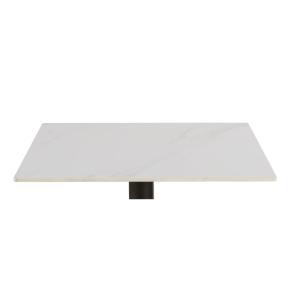 Plateau de table de restaurant d'extérieur effet marbre bla…