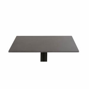 Plateau de table de restaurant d'extérieur gris anthracite…