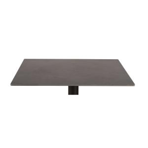 Plateau de table de restaurant d'extérieur gris anthracite…