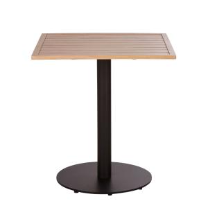 Plateau de table de restaurant effet bois 2 personnes L70