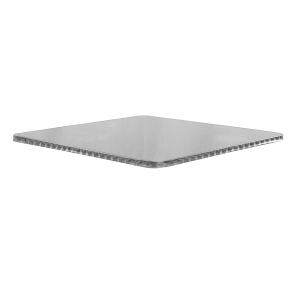 Plateau de table de terrasse carré en inox 70x70cm