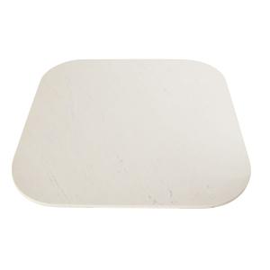 Plateau de table en marbre blanc 4 personnes