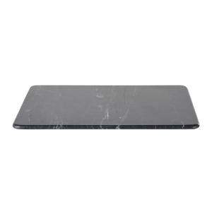 Plateau de table professionnel en marbre noir 2 personnes L…