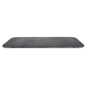 Plateau de table professionnel rectangulaire en marbre noir…