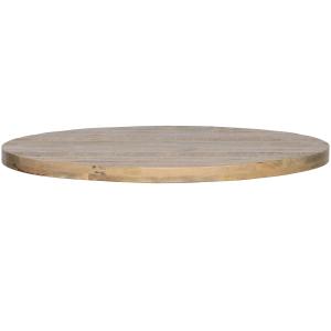 Plateau de table rond en pin naturel 4 personnes