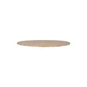 Plateau de table ronde en bois beige