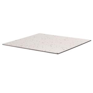 Plateau de table stratifié 60x60 cm terrazzo moucheté