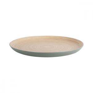 Plateau en bambou vert D42cm