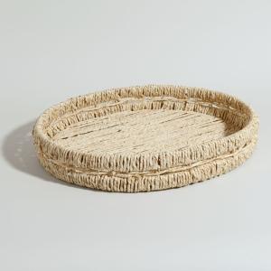 Plateau en fibre de palmier