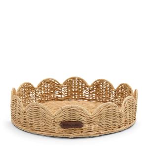 Plateau en rotin, 35 cm