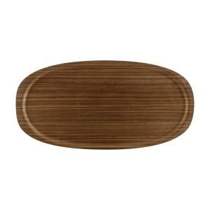 Plateau Ovale Viventium Noyer 56 x 28 cm