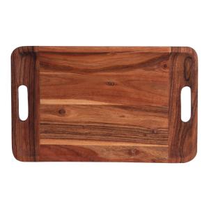 Plateau rectangulaire   40x25cm marron en bois