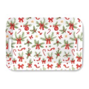 Plateau rectangulaire motifs de Noël