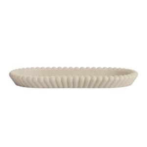 Plateau résine beige
