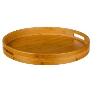 Plateau rond en bambou - 40cm