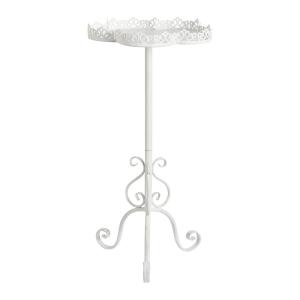 Plateau sur pied en métal - 32 x 67 cm