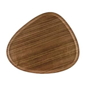 Plateau Triangulaire Viventium Noyer 44 x 37 cm
