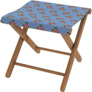 Pliant pêcheur bois et toile amovible outdoor imprimé fleur…