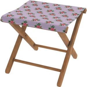 Pliant pêcheur bois et toile amovible outdoor imprimé fleur…