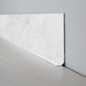 Plinthes PVC adhésives lot de 10 - 100x8 cm - Gris - Béton…