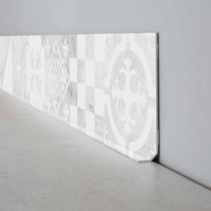 Plinthes PVC adhésives lot de 10 - 100x8 cm - Gris - Ciment…