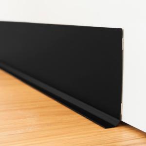 Plinthes PVC adhésives lot de 10 - 100x8 cm - Noir - Total…