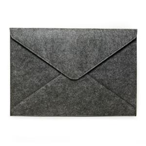 Pochette de rangement en feutre taille l en polyester gris…