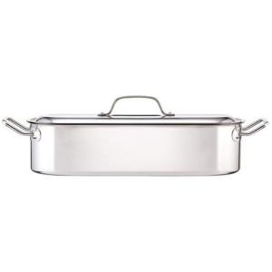 Pochoir à Poisson 60cm Acier Inoxydable Argent