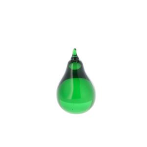 Poire en verre vert