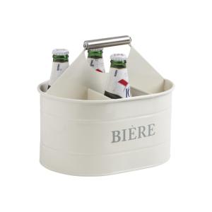 Porte bouteille biere en zinc laqué