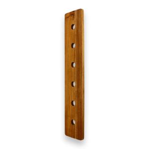 Porte bouteille mural en bois d'acacia h80cm