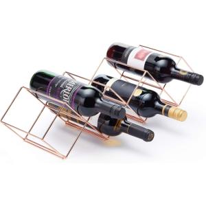 Porte-Bouteilles Empilable En Cuivre Iron Gold