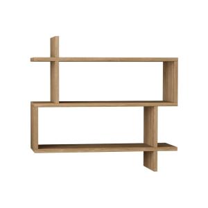 Porte-manteau effet bois 120x22,2h37,2 cm Blanc