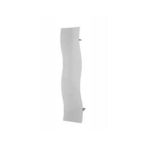 Porte-manteau effet bois blanc brillant 40x27h186 cm