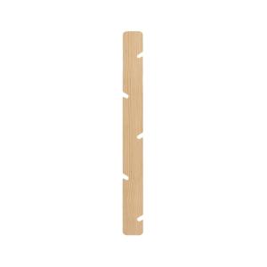 Porte-manteau mural en pin massif 100 cm Non verni