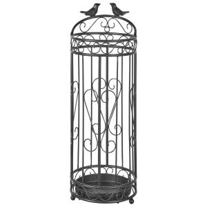 Porte-parapluie métal noir